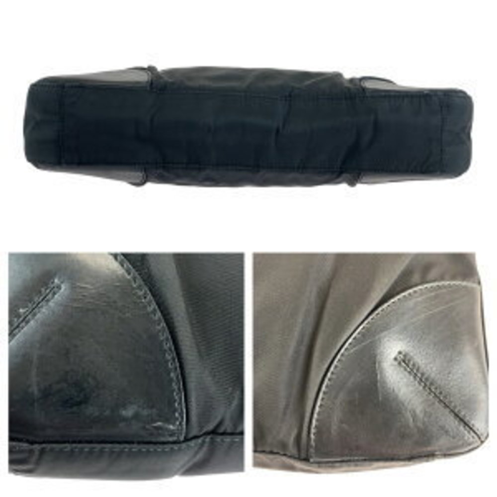 Prada Nylon Black Tessuto Triangular Shoulder Bag - image 4